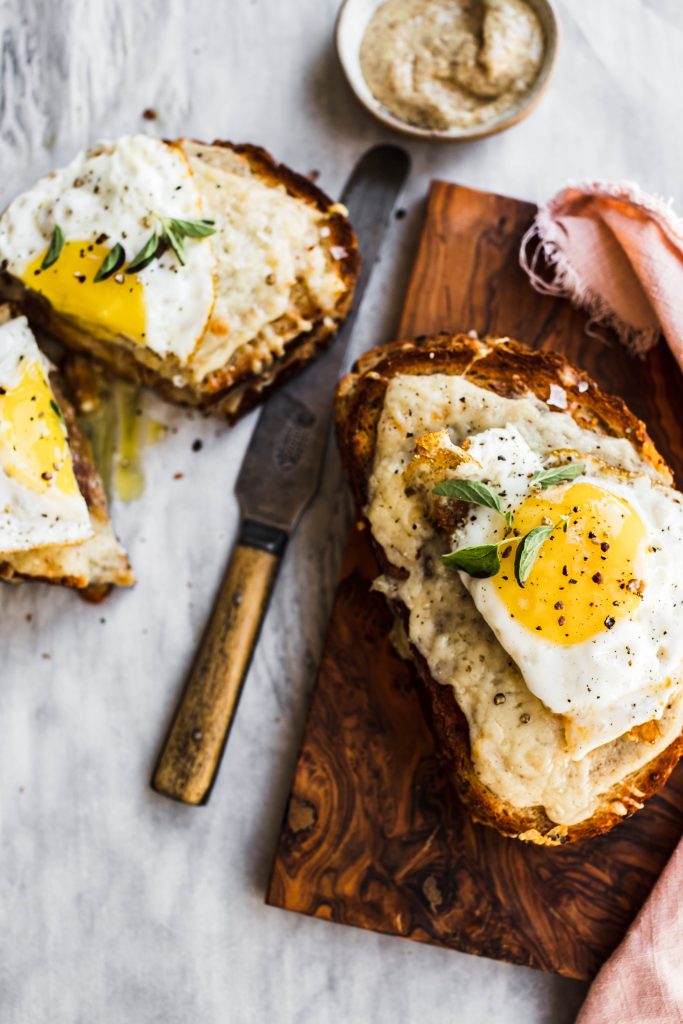 Mother’s Day Brunch – Croque Madame with Asparagus & Miso Butter ...