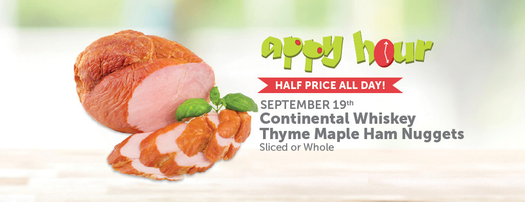 Today's Appy Hour Special – Half Price All Day!