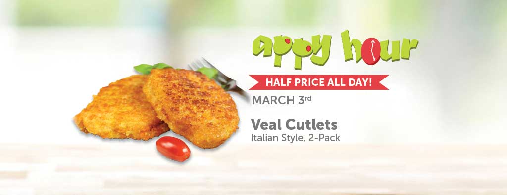 Today's Appy Hour Special – Half Price All Day!