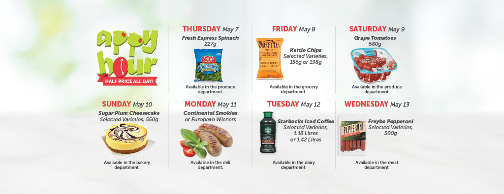 Today's Appy Hour Special – Half Price All Day!