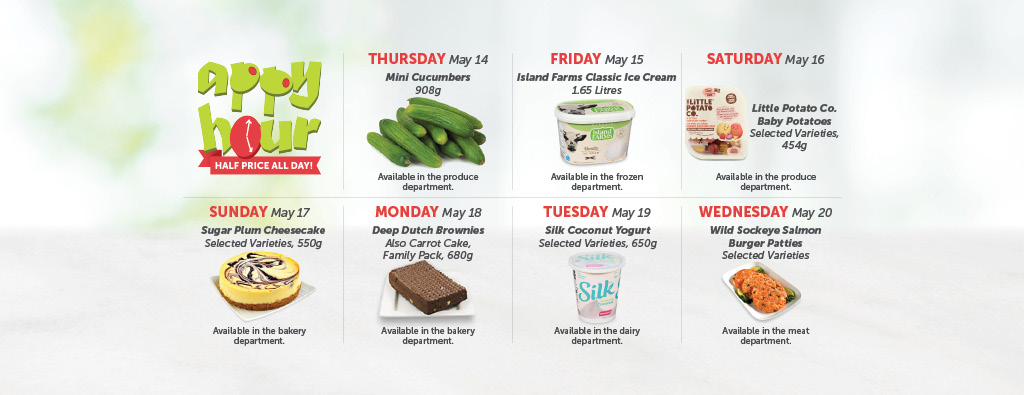 Today's Appy Hour Special – Half Price All Day!