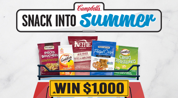 snack into summer with Campbell's